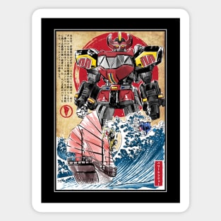 Megazord in Japan Sticker